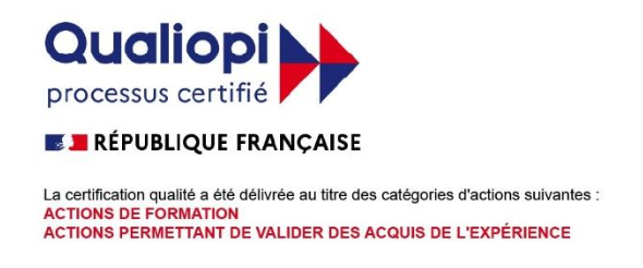 Logo Qualiopi AF VAE